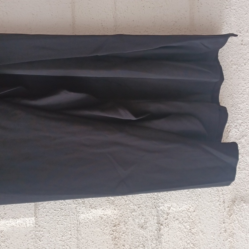 Lulus After Hours Black Strapless Ruffled Maxi Dress Thigh High Side Slit, New - Picture 7 of 16